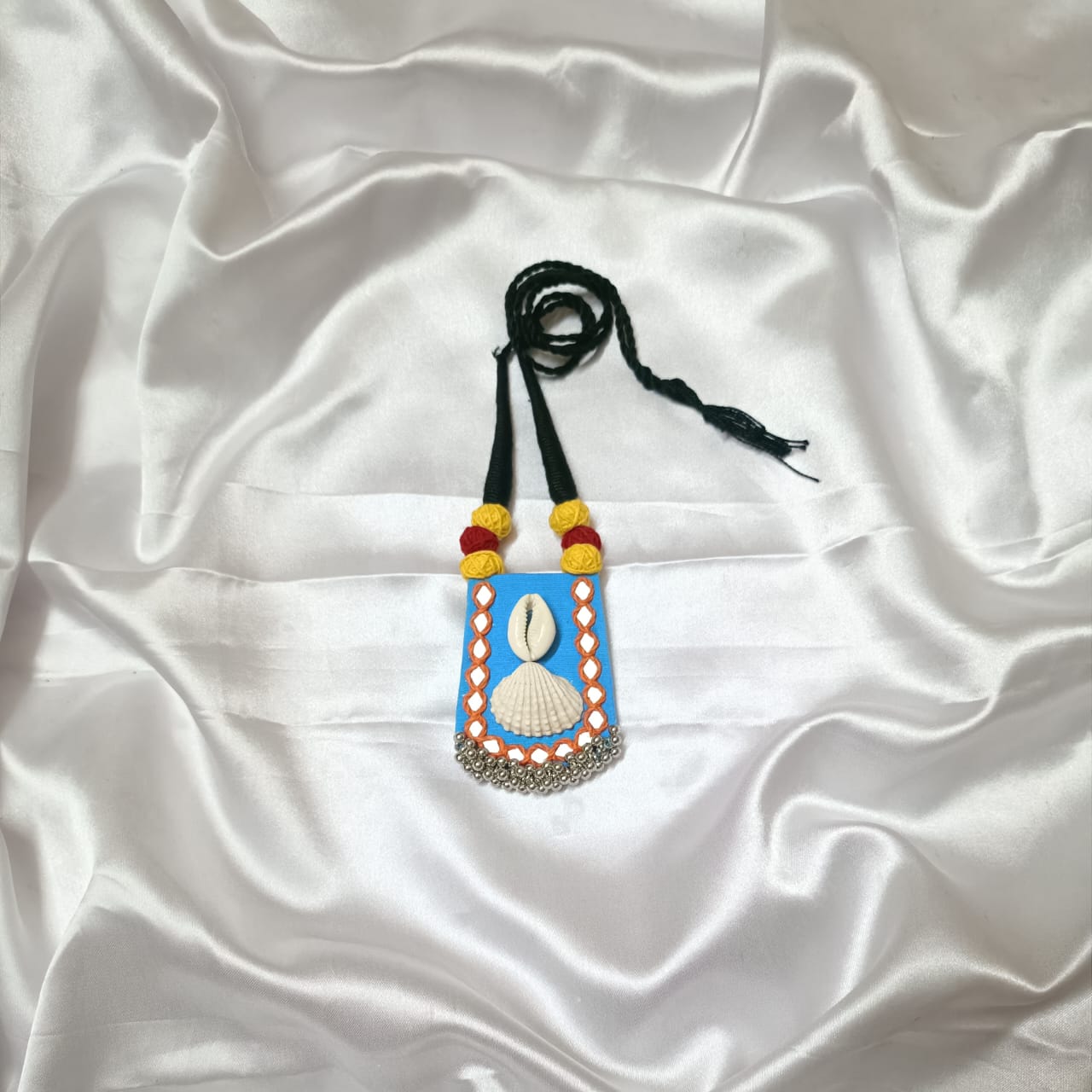 Lotus Grace: Handmade Necklace & Earrings Set