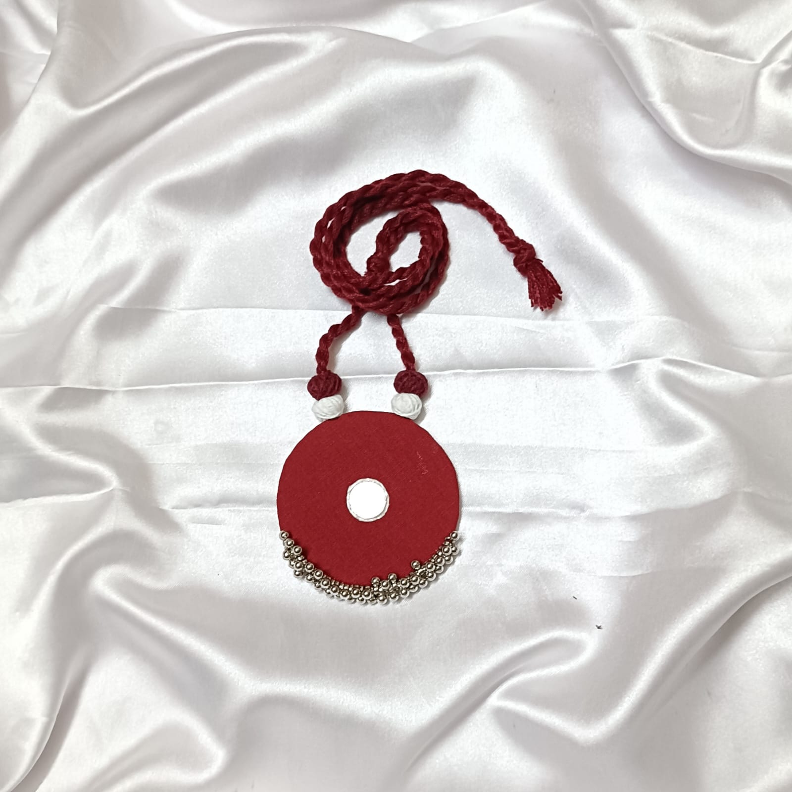 Scarlet Mirror: Handmade Necklace & Earrings Set