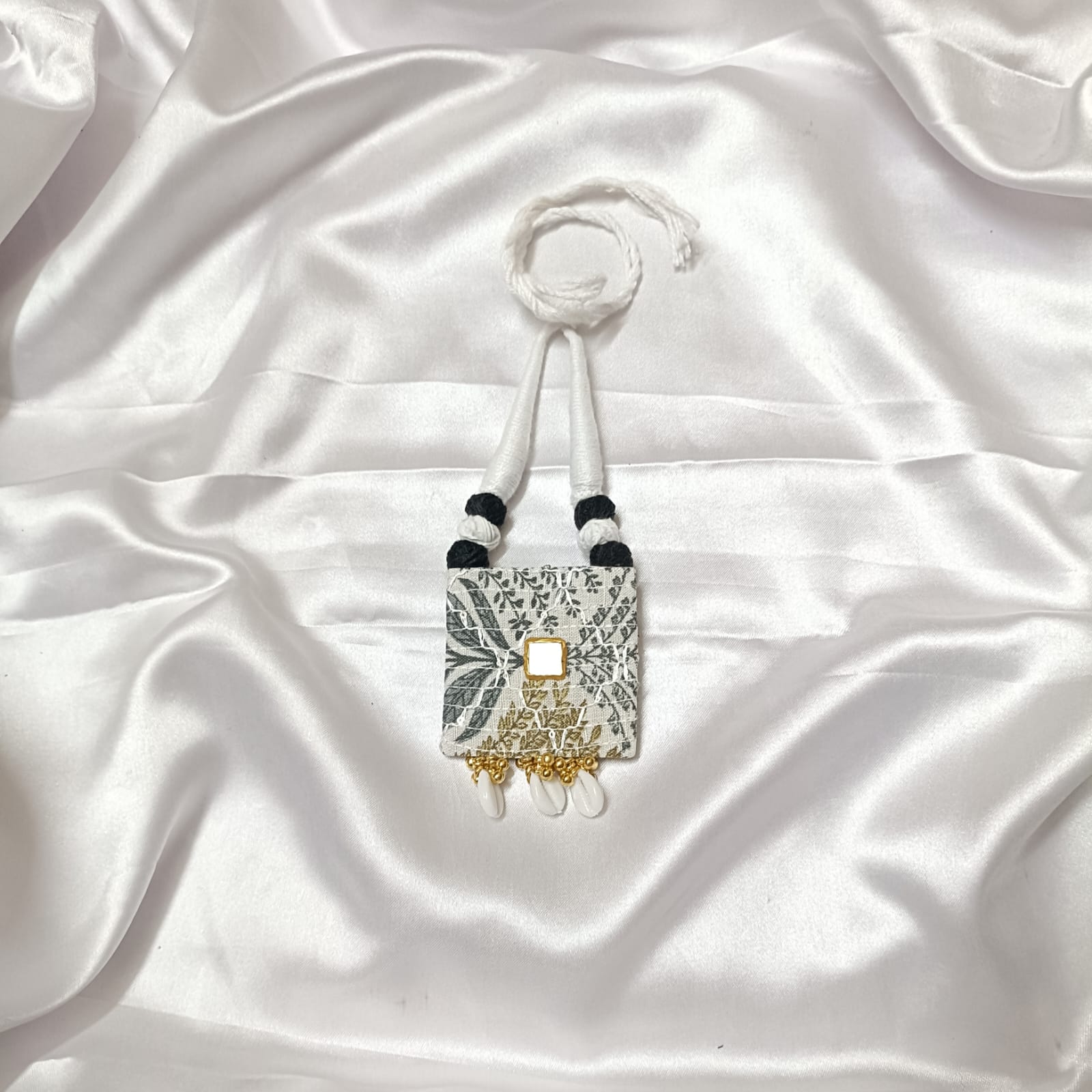 Moonlit Grace: Handmade Necklace & Earrings Set