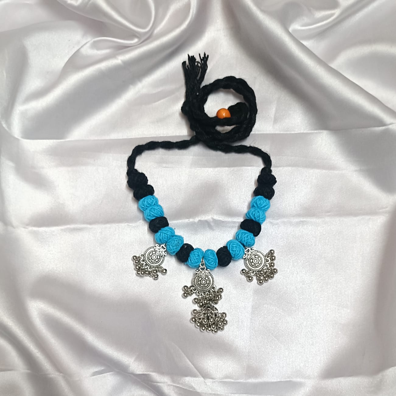 Ocean Charm: Handmade Necklace & Earrings Set