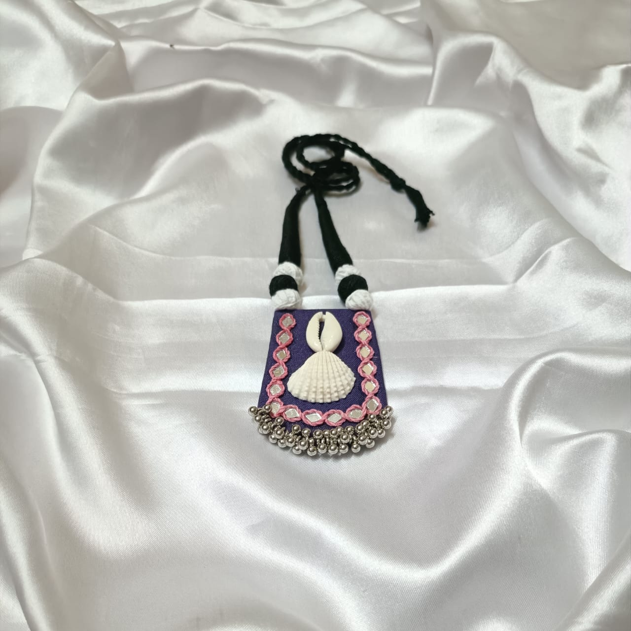 Purple Lotus: Handmade Necklace & Earrings Set